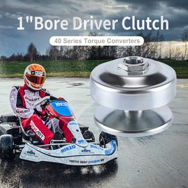 BATONECO 40 Series 1" Bore Go Kart CVT Torque Converter Driver Clutch Replaces Comet 40/44 Pulley 203015