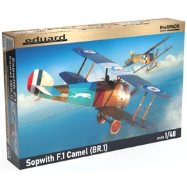 Eduard EDU82171 1/48 Profile Pack British Air Force Soppy F.1 Camel, BR.1 Engine, Plastic Model