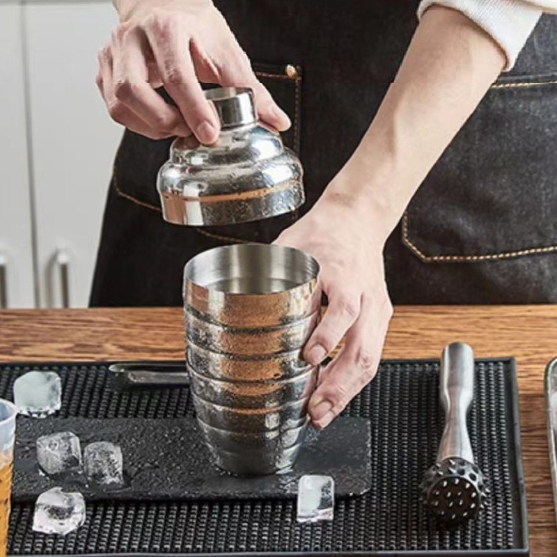Cocktail Shaker Drink Shaker Stainless Steel Filter Leakage Proof Easy