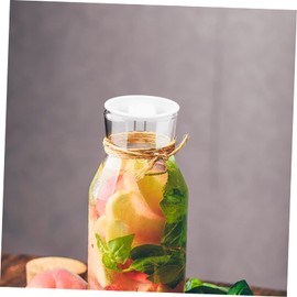 LABRIMP 4pcs Multi-Function Water Jug Lids Pitcher Covers for Daily Use Dust Protection Compact Design for Easy Brewing and Serving White Pc Sealed Carafe Accessories