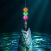 Alrhso 1000 Pcs Round Float Glow Fishing-Rig Bead Fishing Beads
