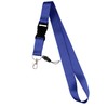 MOODKEY 1PC Wide Neck Lanyard Detachable Solid Color Lanyard Badge