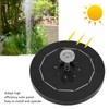 Solar Fountain LED Colorful Lighting Solar Powered Floating Bird Bath