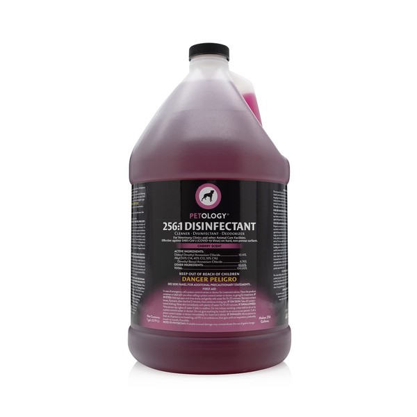 Petology Petology 256:1 Disinfectant, 1 Gallon - Liquid Concentrate Disinfectant