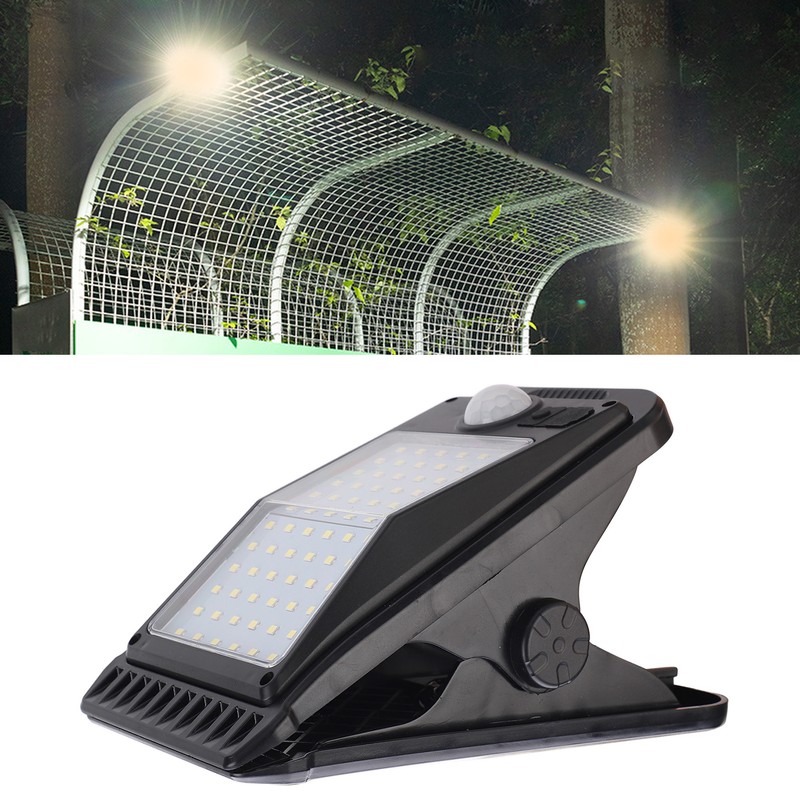 Clip On Solar Motion Light 72 LED Beads IP65 Waterproof