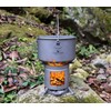 Boundless Voyage Outdoor Camping Titanium Wood Stove With Foldable Stands