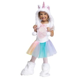 Fun World Costumes Baby Girl's Unicorn Toddler Costume, White, Small