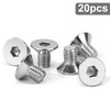 Tunejoy Countersunk Screws M6 x 10 mm Stainless Steel A2