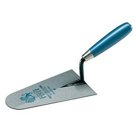 AUSONIA - 41202 Pointed Trowel with Rounded Tip cm 16 with Wooden Handle without Hood