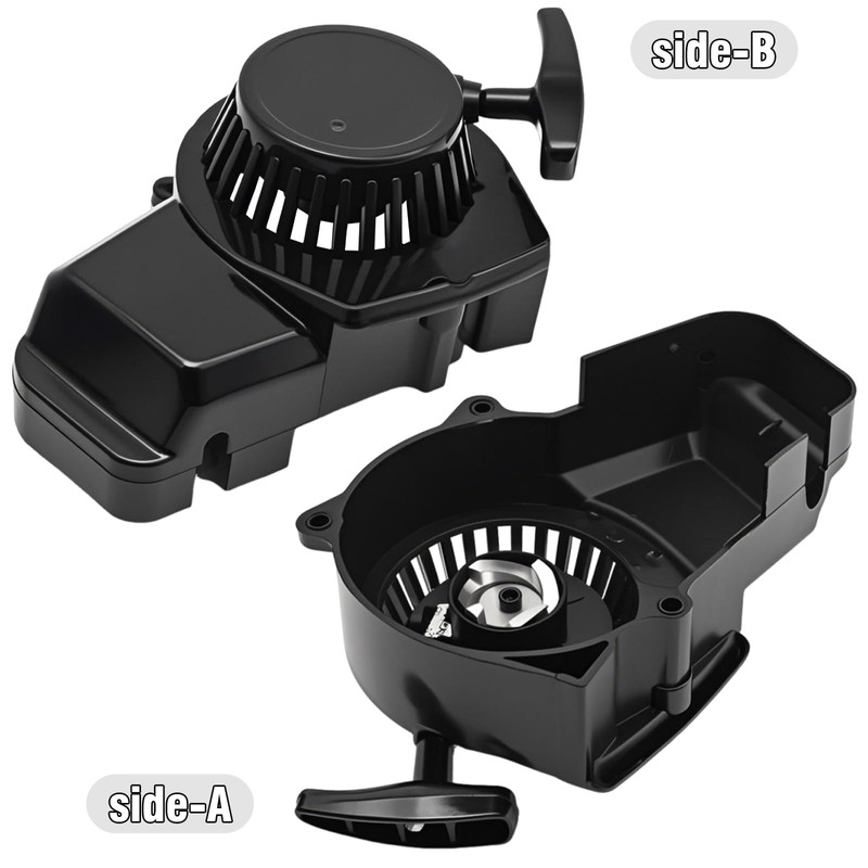 MospdyGear Black Recoil Pull Starter, Motorcycle Engine Recoil Starter, Replacement
