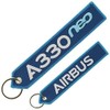 SkyArt Japan Airbus Flight Tag Crew Tag, A330neo Keyring, Blue, blue