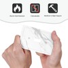Nadoabtm Decorative Light Switch Cover Modern White Gray Marble 1
