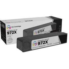 LD Products Ink Cartridge Replacement Compatible with HP 972X F6T84AN High Yield (Black) for use with Printers PageWide Pro MFP 477dw, 577dw, 452dn, 477dn, and 477dw