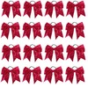 chiduerm 16Pcs Cheerleading Bows 8 Inch Large Cheer Hair Bows