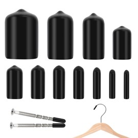 lyualma Pack of 200 PVC Vinyl Rubber Caps 1.5/2/3/4/5/6/7/8/9/11/15 mm Bolt Cover Rubber End Caps for Screws Wire Ropes Pipe End Cables