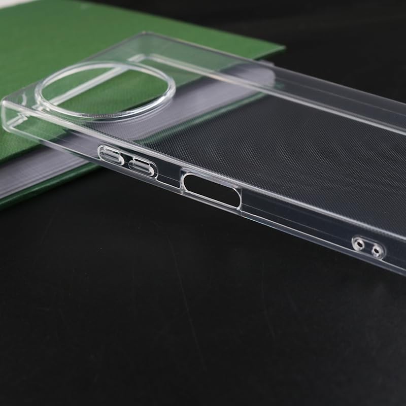 Compatible with AQUOS R10 Case, Fully Transparent, Soft TPU Material,