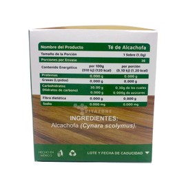 Té De Alcachofa 36 Sobres Vidanat