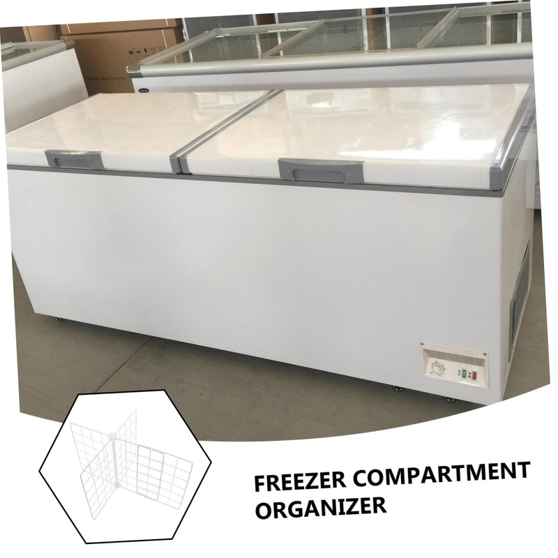 CIYODO Fridge Organizer Iron Wire Freezer Divider Partition Board Storage