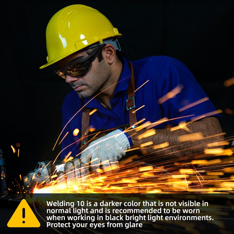 UpaClaire Welding Goggles All Around Safety Welding Lens Anti-Scratch Goggles