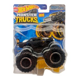 Hot Wheels Monster Trucks Night Shifter, 2024 Die-Cast Vehicle, Black