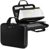 Fireproof Document Organizer Box with Lock & File Folder, Portable