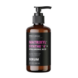 Matrixyl Synthe'6 Serum + Hyaluronic Acid, Anti-Aging, Hydrating facial Serum, Produce Collagen, Anti-Wrinkle, Fine Lines, Firming Serum - 8oz