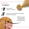 hair2heart Fusion U-TIP Keratin Bond Extensions | 100% real human