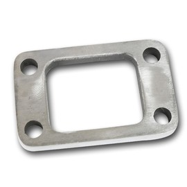 Auto Dynasty T3 2.5 inchesX2 inches / 0.5 inches 4-Bolt Mild Steel Turbo/Turbocharger/Down Pipe Adaptor Flange