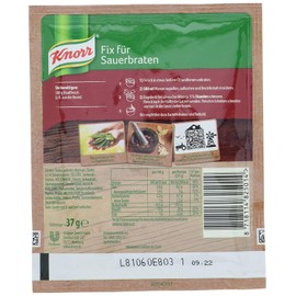 Knorr Fix German Style Pot Roast Sauerbraten 37g | Pack of 3