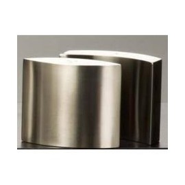 American Metalcraft SPDX11 Stainless Steel Salt and Pepper Shakers Set, Modern Design, 4-Ounce, Ivory