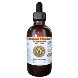 Rose (Rosa Canina) Liquid Extract, Tincture, Herbal Supplement, Hawaii Pharm, Made in USA, 2 fl.oz
