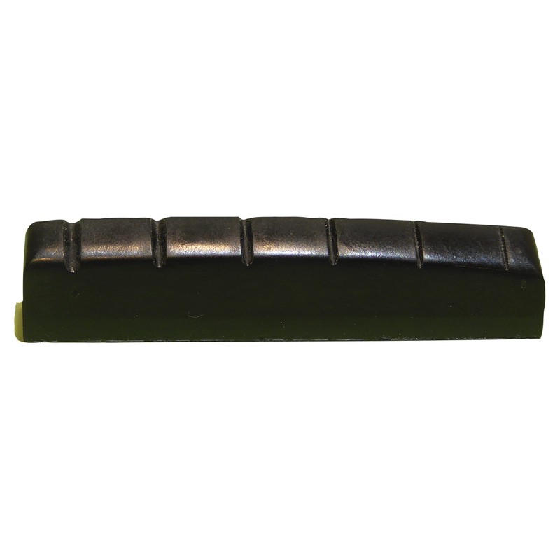 Black guitar nut acoustic or electric 43mm x 6mm x
