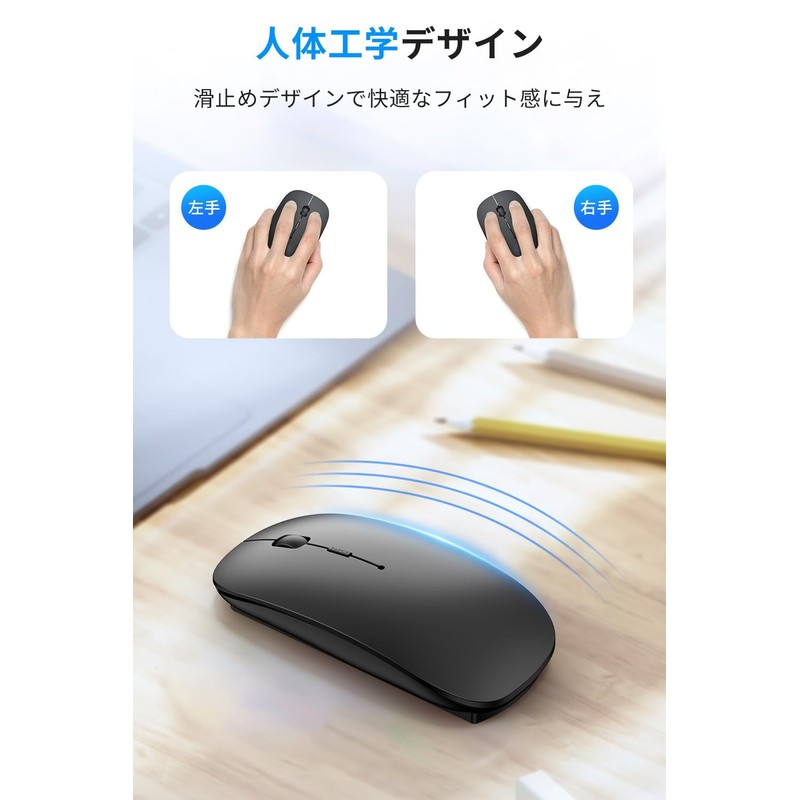 2025 Industry Leading Type C & USB-A Compatible, Wireless Mouse,