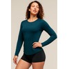 4-Pack: Womens Long Sleeve Athletic Tops with Thumb Holes –