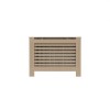 Mdf Radiator Cover 44.1 X 7.5 X 32.1 Inches Brown