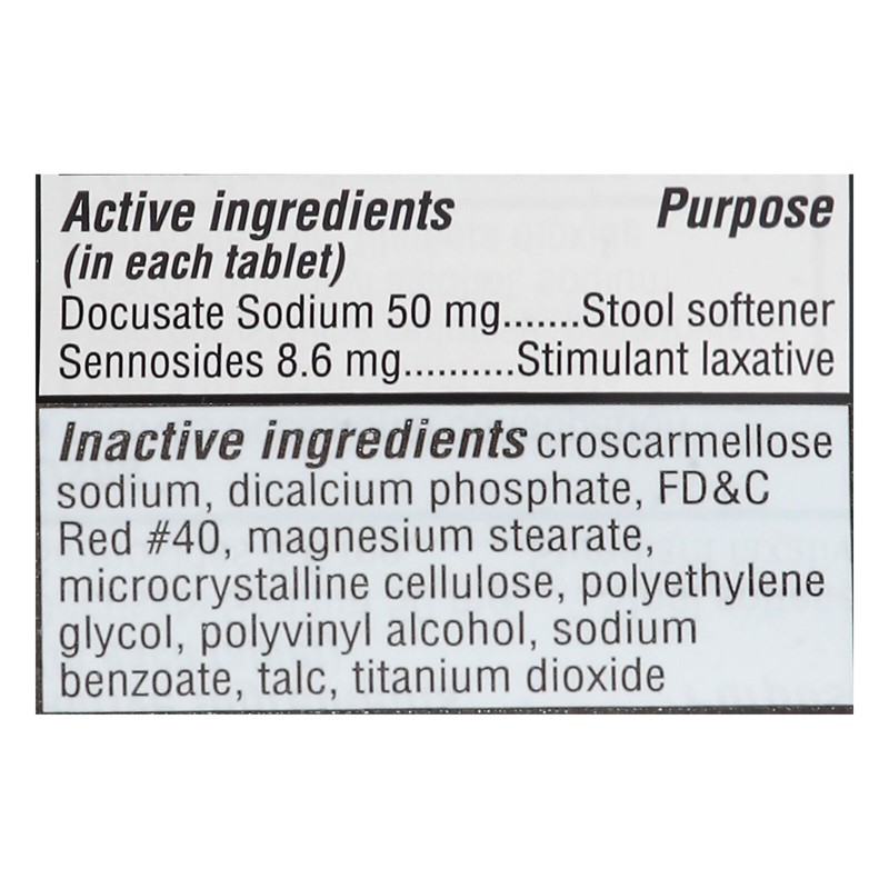 Leader Stool Softener Stimulant Laxative Tablet 58.6 mg 100 count