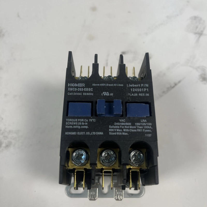 Homer Liebert XMC0-253-EBBC 124501P1 Contactor