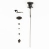 National Hardware N109-070 Gate Latch Cable Pull, Black