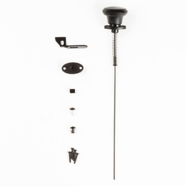 National Hardware N109-070 Gate Latch Cable Pull, Black