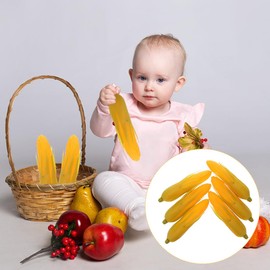 IMIKEYA 6pcs Artificial Corn Cob Decorations - Realistic Fake Corn for Home Decor & Photo Props