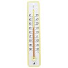 Shinwa Sokutei Plastic Thermometer 11.8 inches (30 cm) Yellow 48362