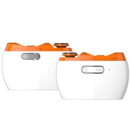 Electric Nail Clipper,Automatic Nail Clipper with 3 Adjustable Speeds,Nail Clippers with LED Light and Chip Storage Box,USB Rechargeable Safety Electric Nail File for Babies, Kids, and Adults(Orange)