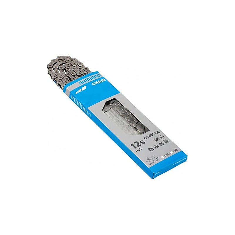 Shimano Bicycle Chain CN-M8100 116 Links 12s with Quick-Link XT