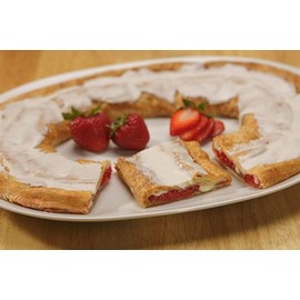 Strawberry Cheesecake Kringle-Racine Danish Kringles