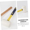 LALAFINA 1pc Practical Rubber Mallet Hammer for Flooring Installation Wear
