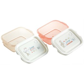 Skater FCN2WAG-A Sealing Container, 16.9 fl oz (500 ml), 2P, Curious George, Made in Japan