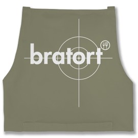 Shirtracer - Apron - BBQ Apron - Adult - Bratort Grillmeister Grill, 8 Sage Green