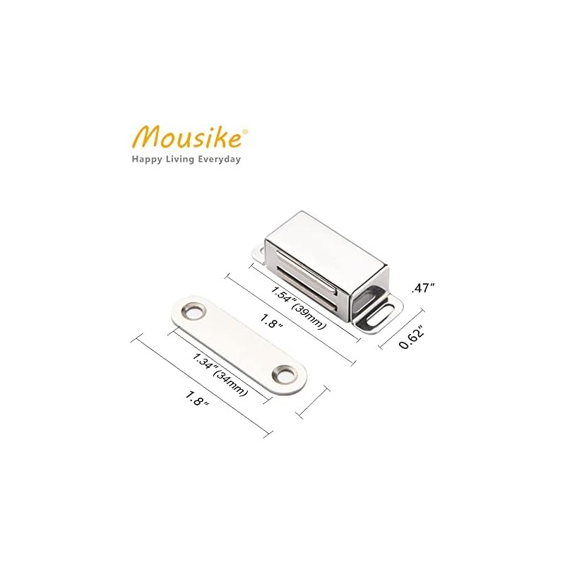 Mousike - Imanes Magn?ticos de Acero Inoxidable para Puerta de