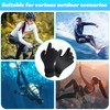 Catime Neoprene Gloves, Non-Slip, Thermal Gloves, Shock-Absorbing, Neoprene Diving Gloves,