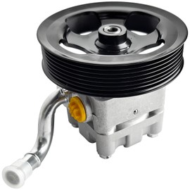 21-394 Power Steering Pump with Pulley Fits for Infiniti EX35 EX37 FX35 FX37 G35 G37 M35 M37, Power Assit Pump Assembly for Q40 Q50 Q60 Q70 Q70L QX50 QX70 370Z V6 3.5L 3.7L Replace OE# 21-415, 21-416